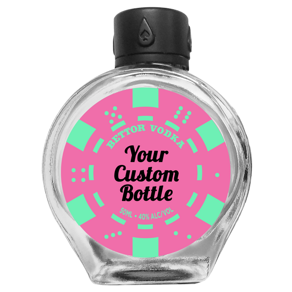 Bettor Vodka Custom Bottle - 50ml (Pack of 5)